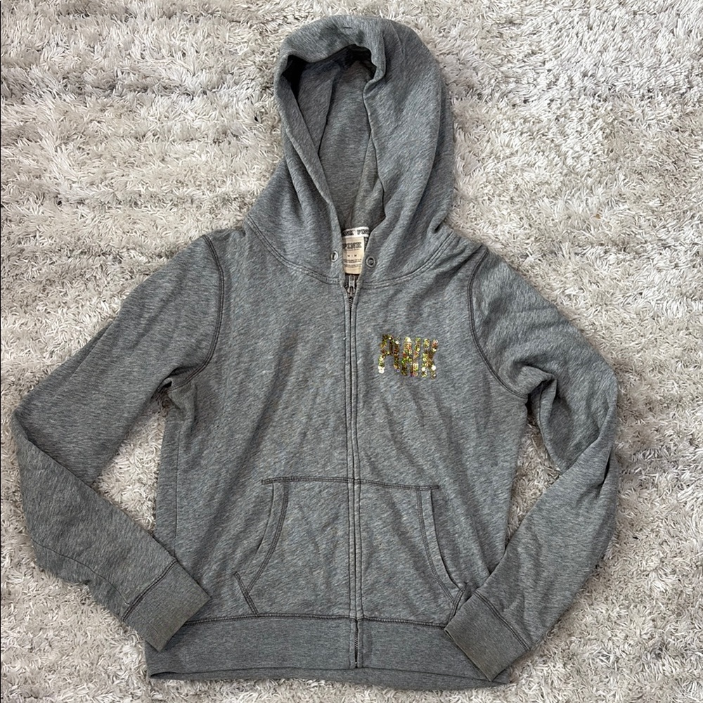 Victoria's Secret Gray zip up jacket